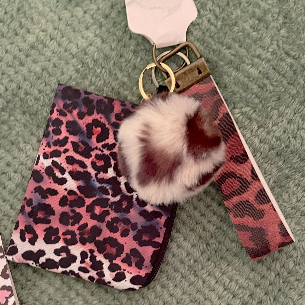 Coin purse keychain wristlet